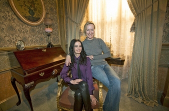 EvaGreen&TinaPennyDreadfulSetvisit